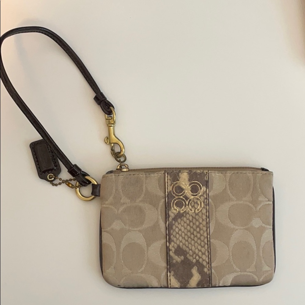 Coach wristlet